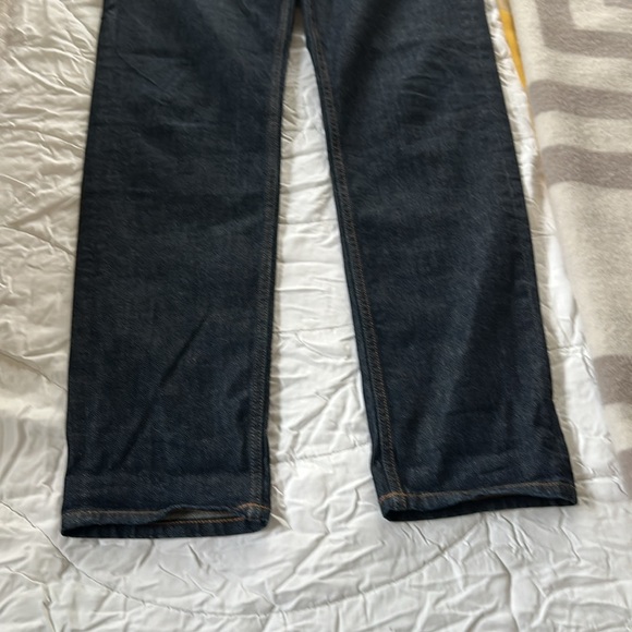 Everlane -The Organic Cotton Slim-Fit Jean. 35x32. Dark Indigo - Picture 7 of 8